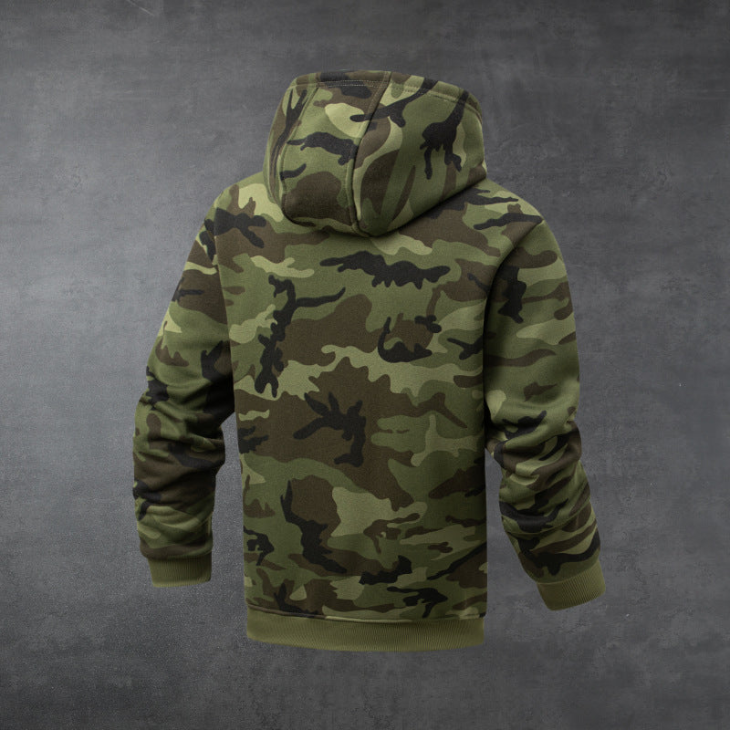 Mens Casual Camo Hoodie