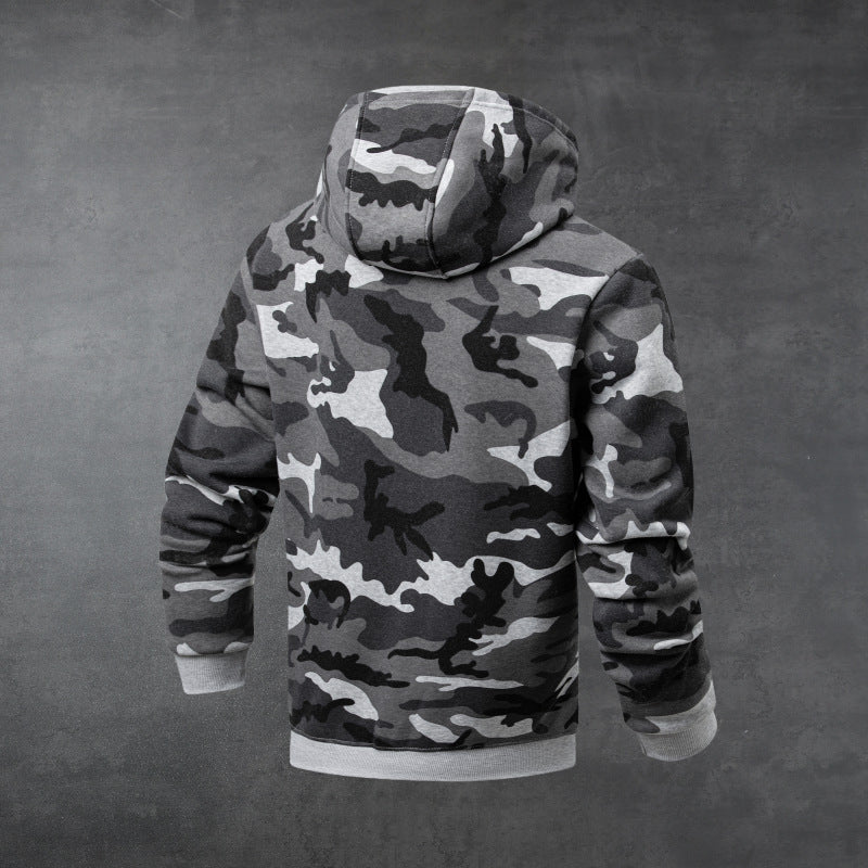 Mens Casual Camo Hoodie